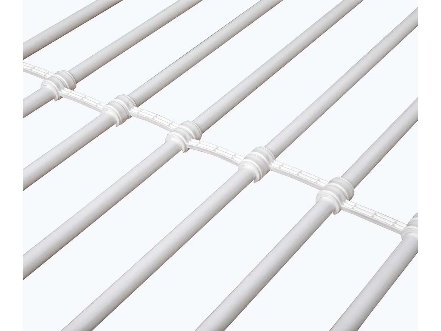 Lit superposé moderne en métal blanc - Venprodin