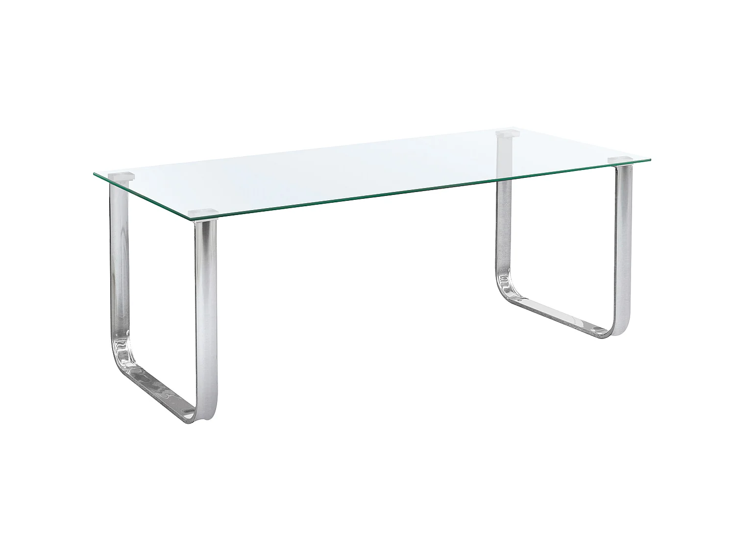 Mesa Centro Vidrio 40X105X50Cm Cromada - Venprodin