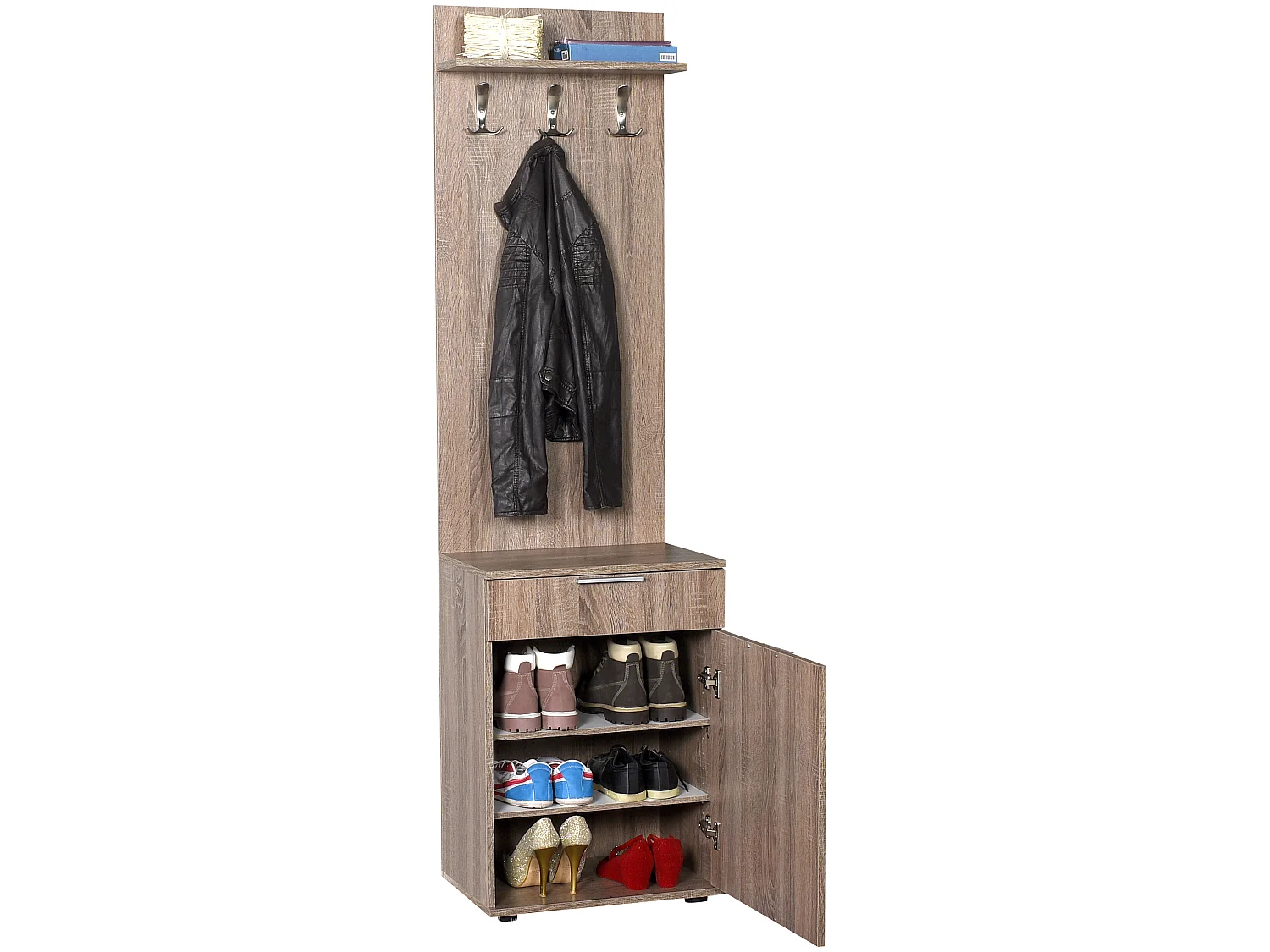 Hall 187X52X36Cm Chêne - Venprodin