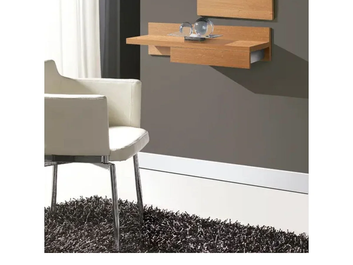 Console-Entrée 1 Tiroir 20X70X28Cm Merisier - Venprodin