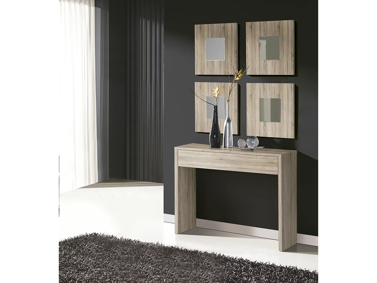 Consola 1 Cajon 76X100X30Cm Cambrian - Venprodin