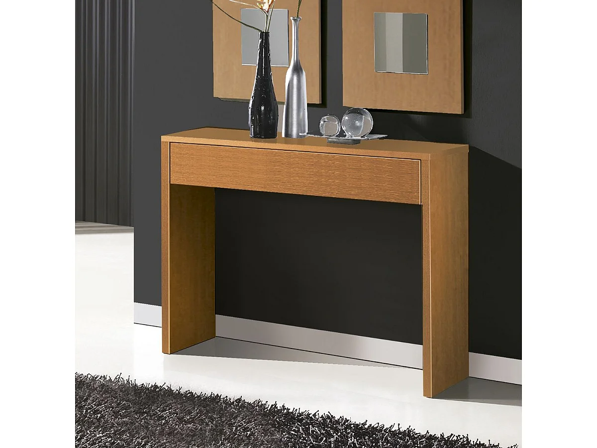 Consola 1 Cajon 76X100X30Cm Cerezo - Venprodin