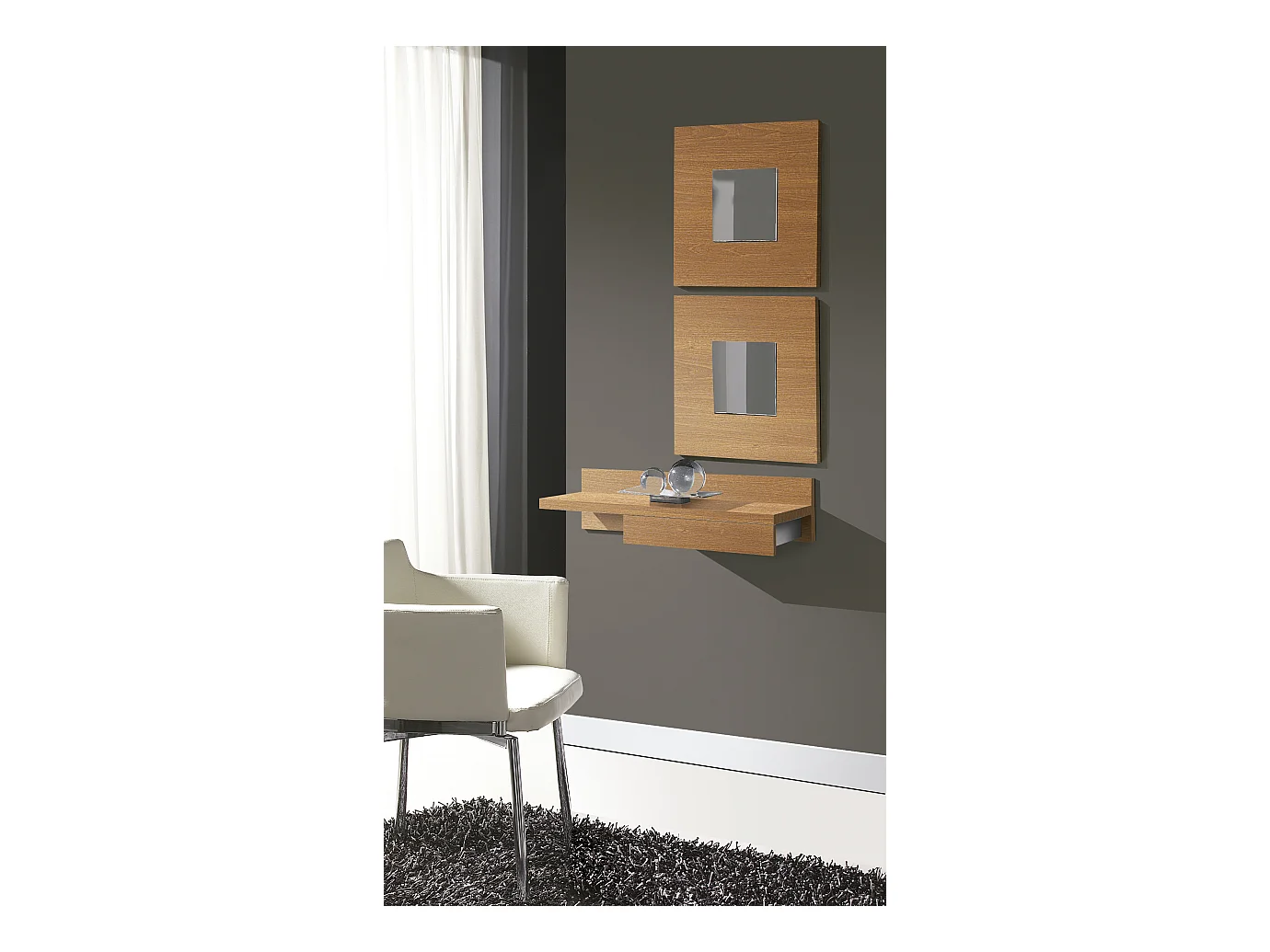 Console-Entrée 1 Tiroir 20X70X28Cm Cambrian - Venprodin