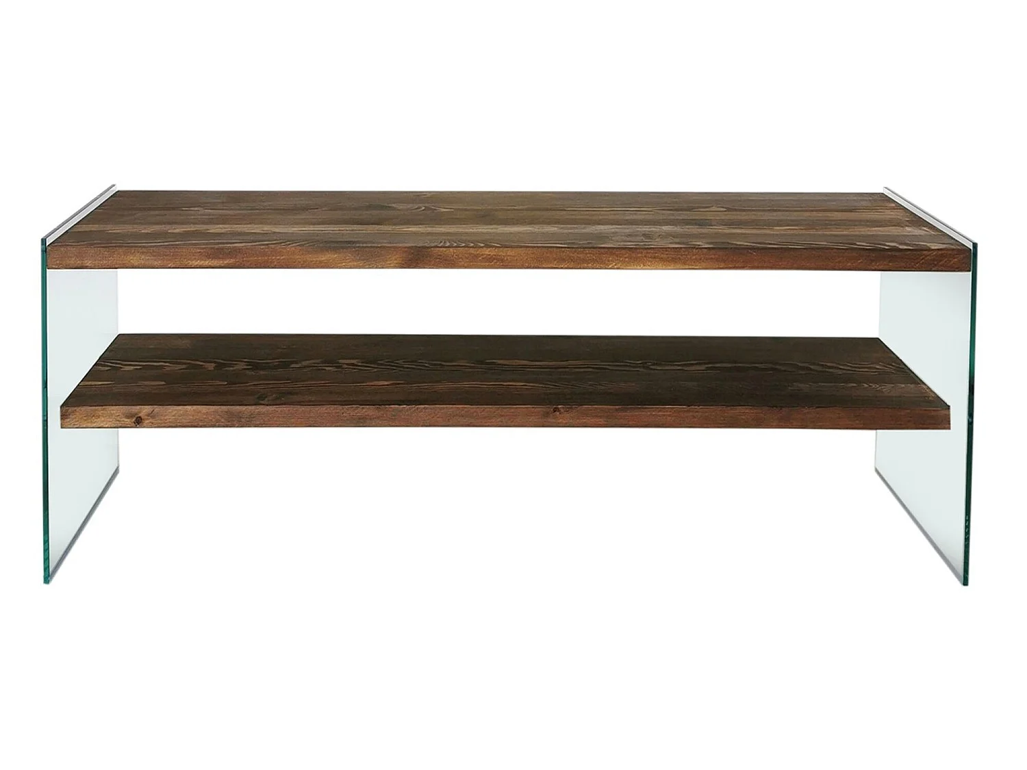 Meuble tv rhin design  en couleur nogal, 120x45x35cm