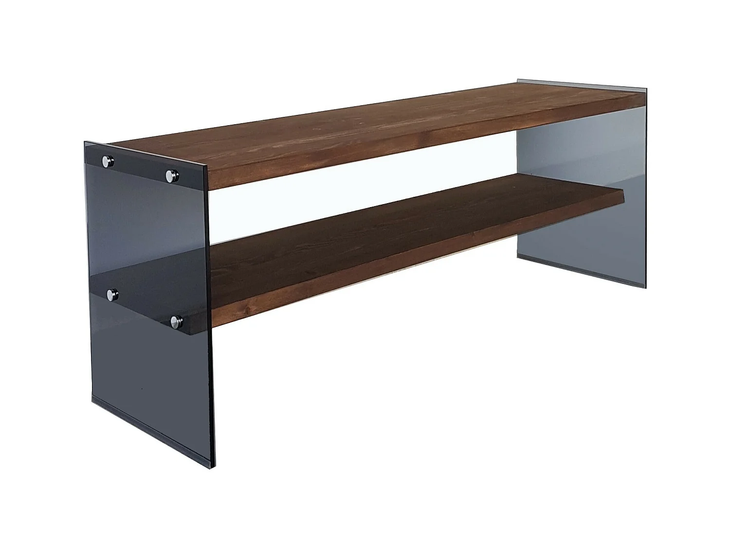 Mesa tv,100% pine solid wood, color nogal