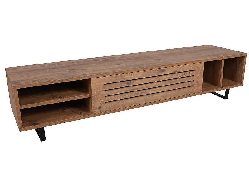 Mesa tv,100% tablero de aglomerado rechapado en melamina, color atlantic pino