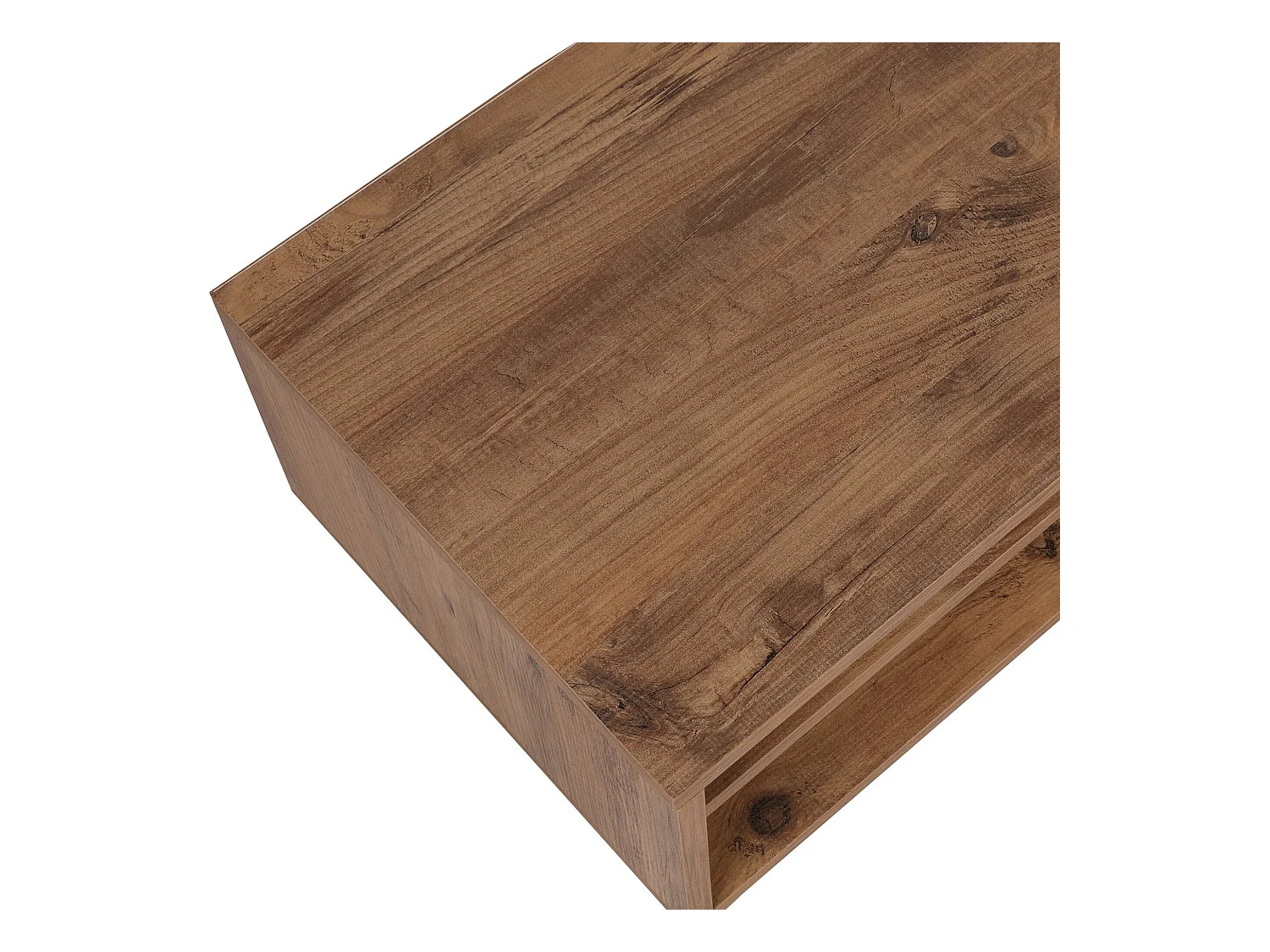 Mesa tv,100% tablero de aglomerado rechapado en melamina, color atlantic pino