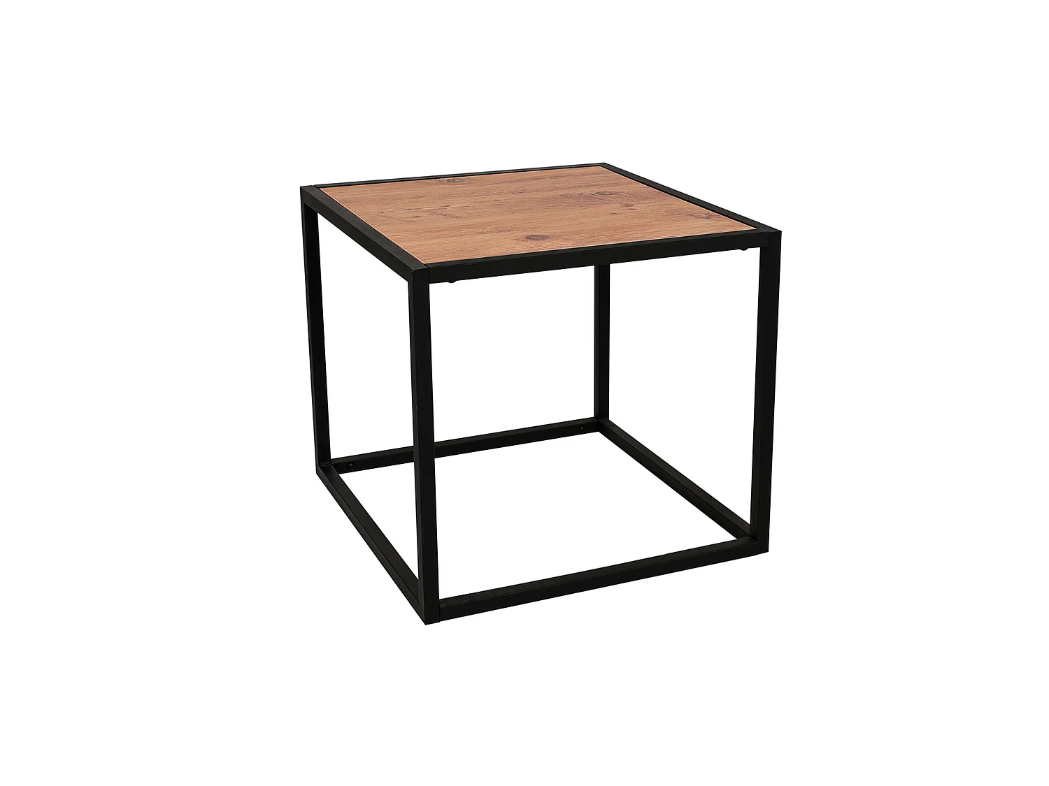 Tables basses orinoco dotée de pieds métalliquesen couleur nogal noir. 104x50x50cm