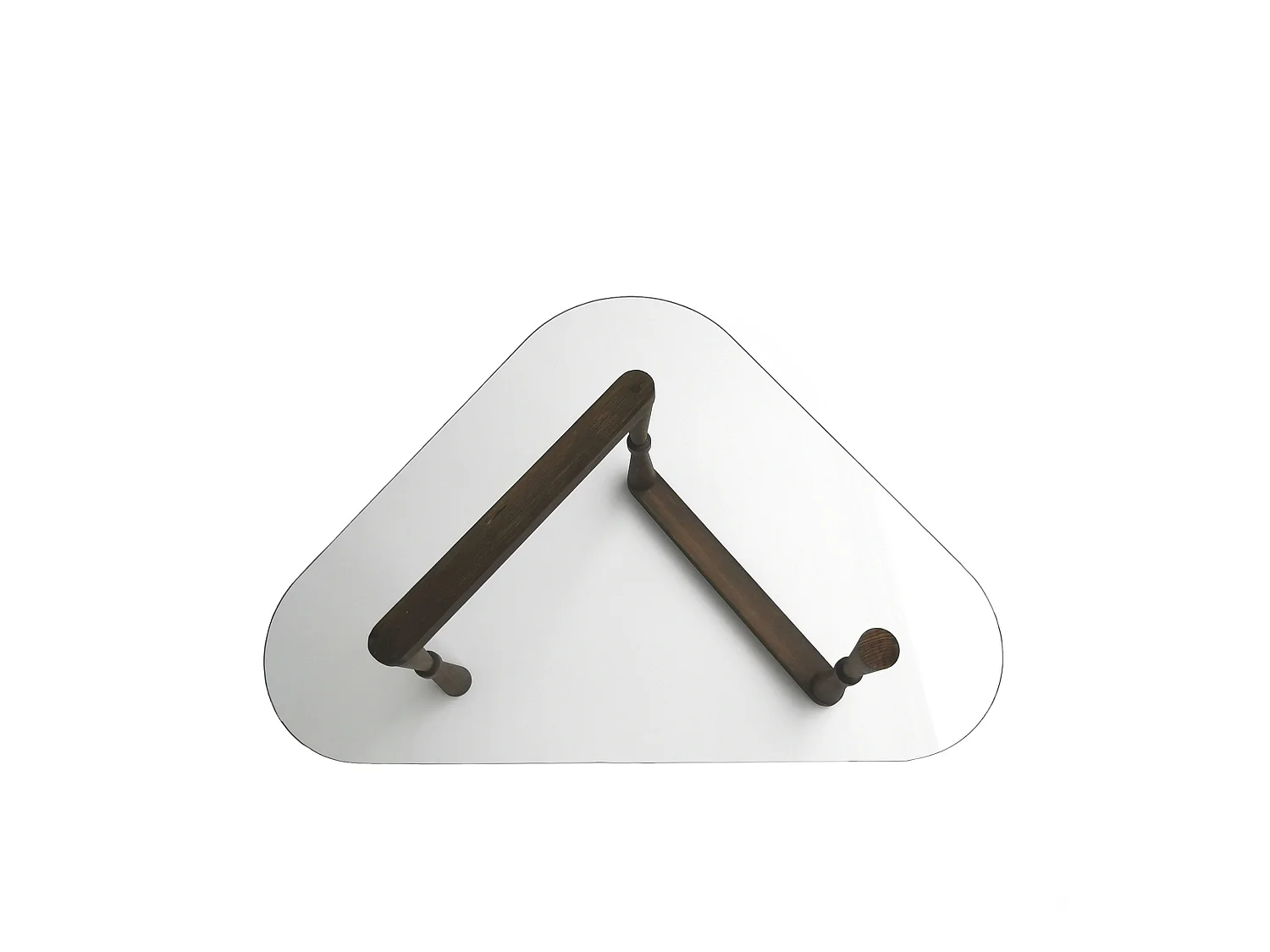 Mesa auxiliar,100% pine solid wood, color nogal