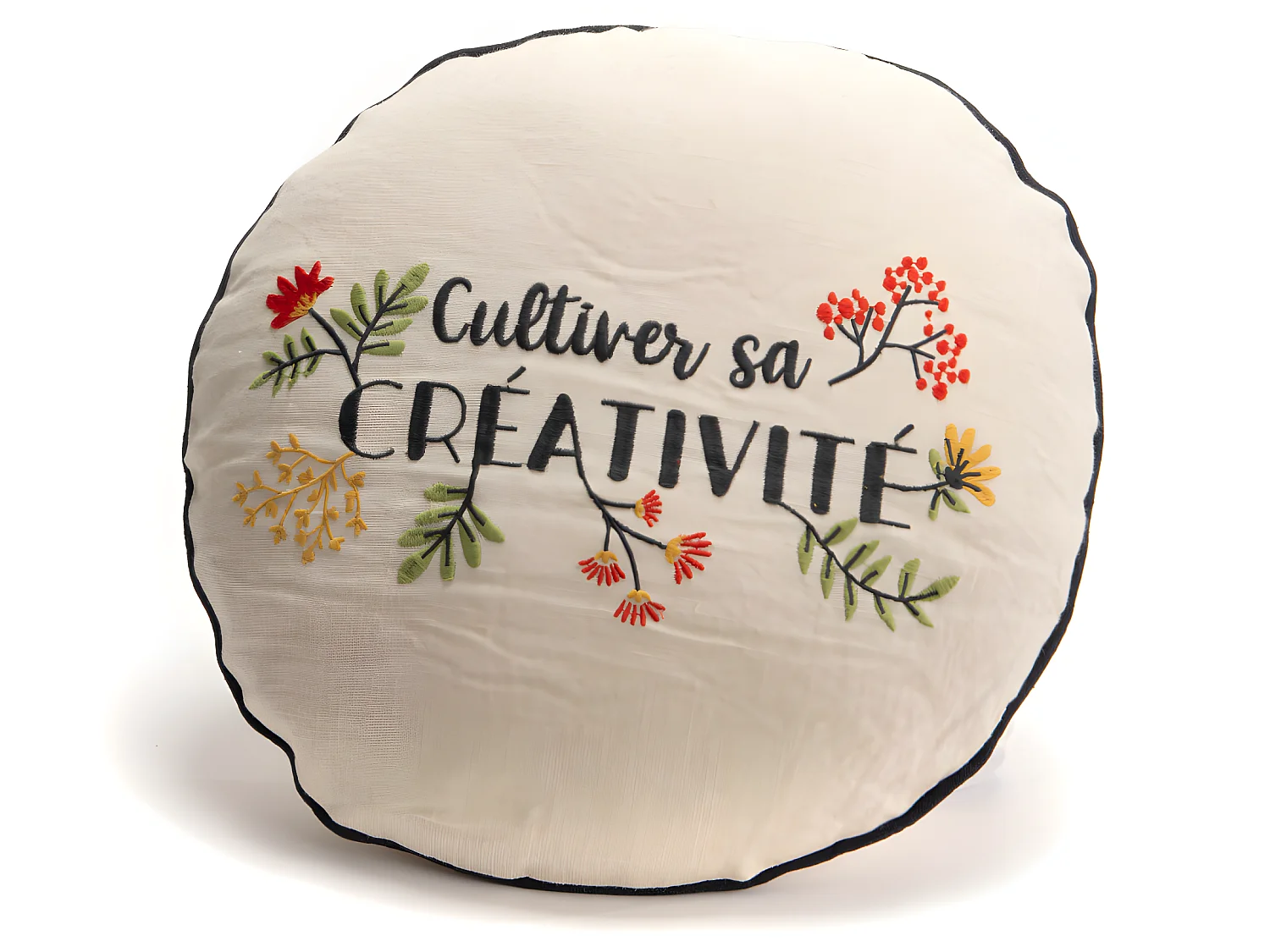 Coussin rond atelier 40 cm