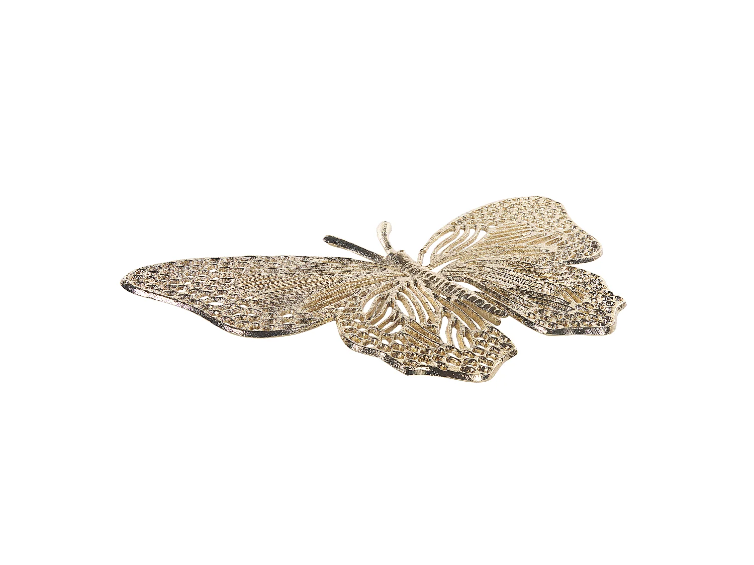 Figura decorativa Mariposa MADIUN Metal Dorado