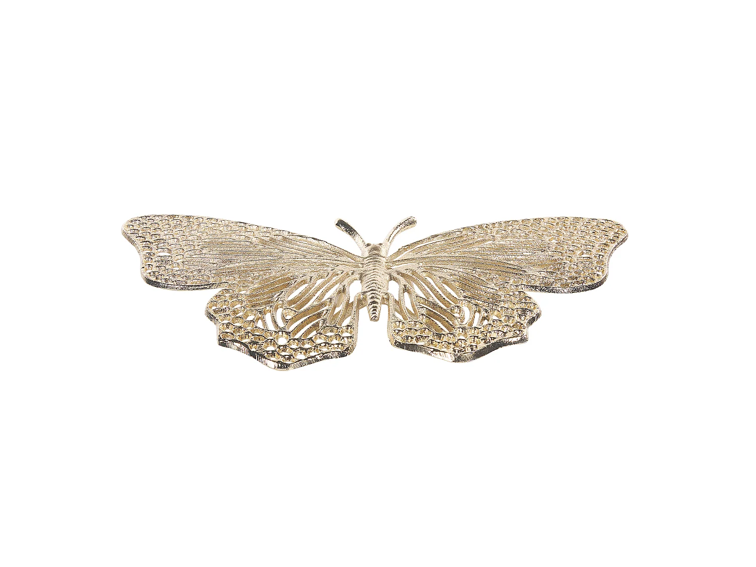 Figura decorativa Mariposa MADIUN Metal Dorado