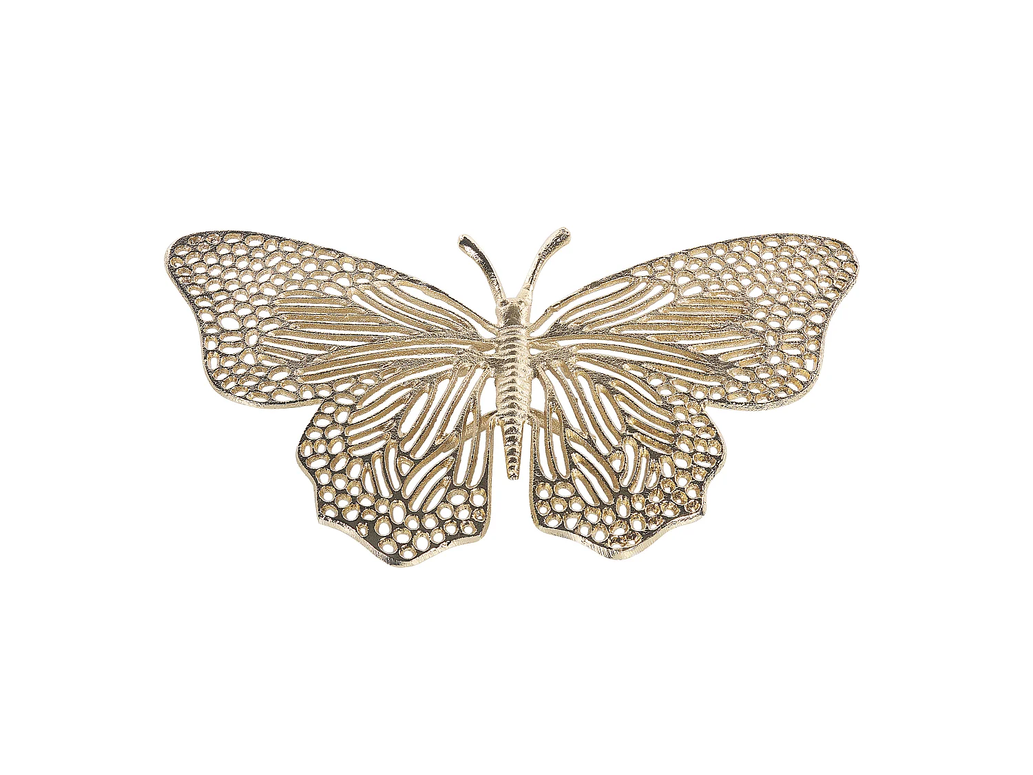 Figurka dekoracyjna Motyl MADIUN Metal Złoty