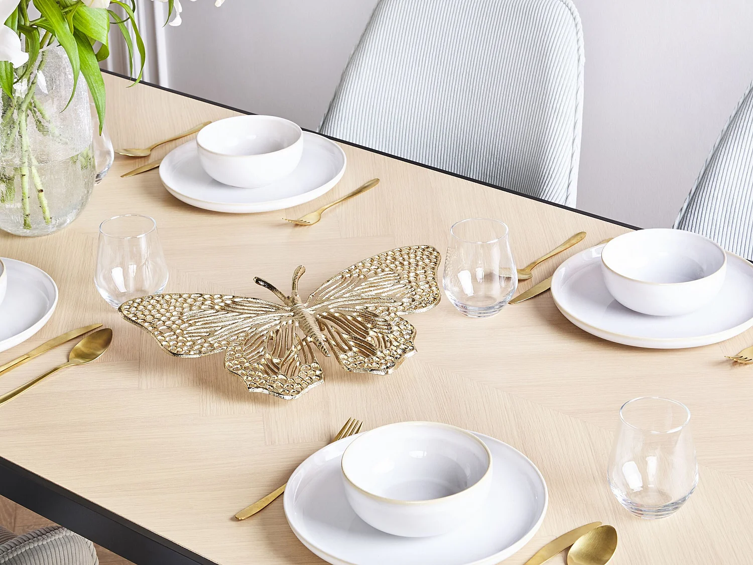 Accessoire Décoratif Papillon MADIUN Métal Doré