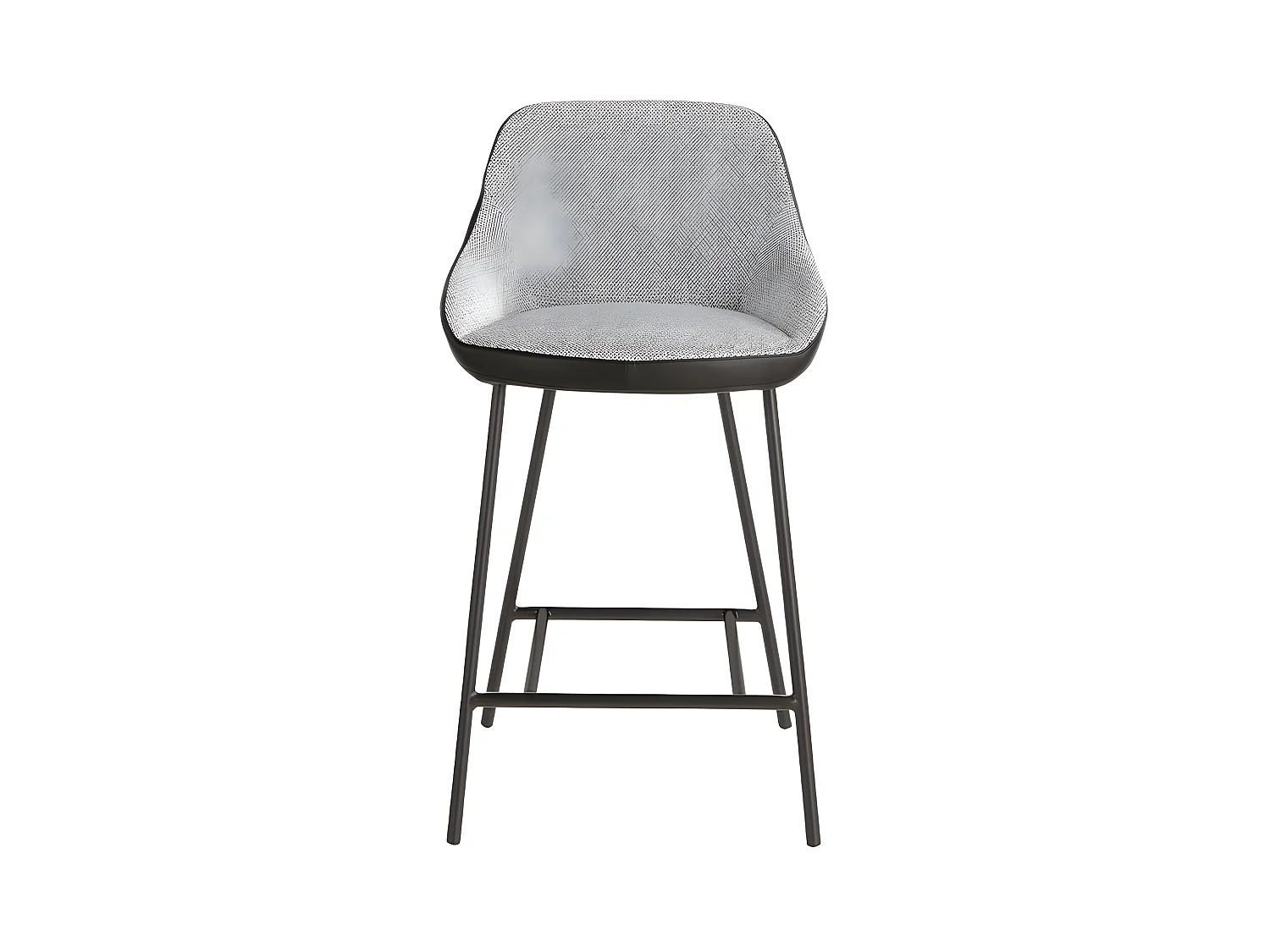 Hocker aus Stoff, Polypropylen und Stahl  4100 ANGEL CERDA