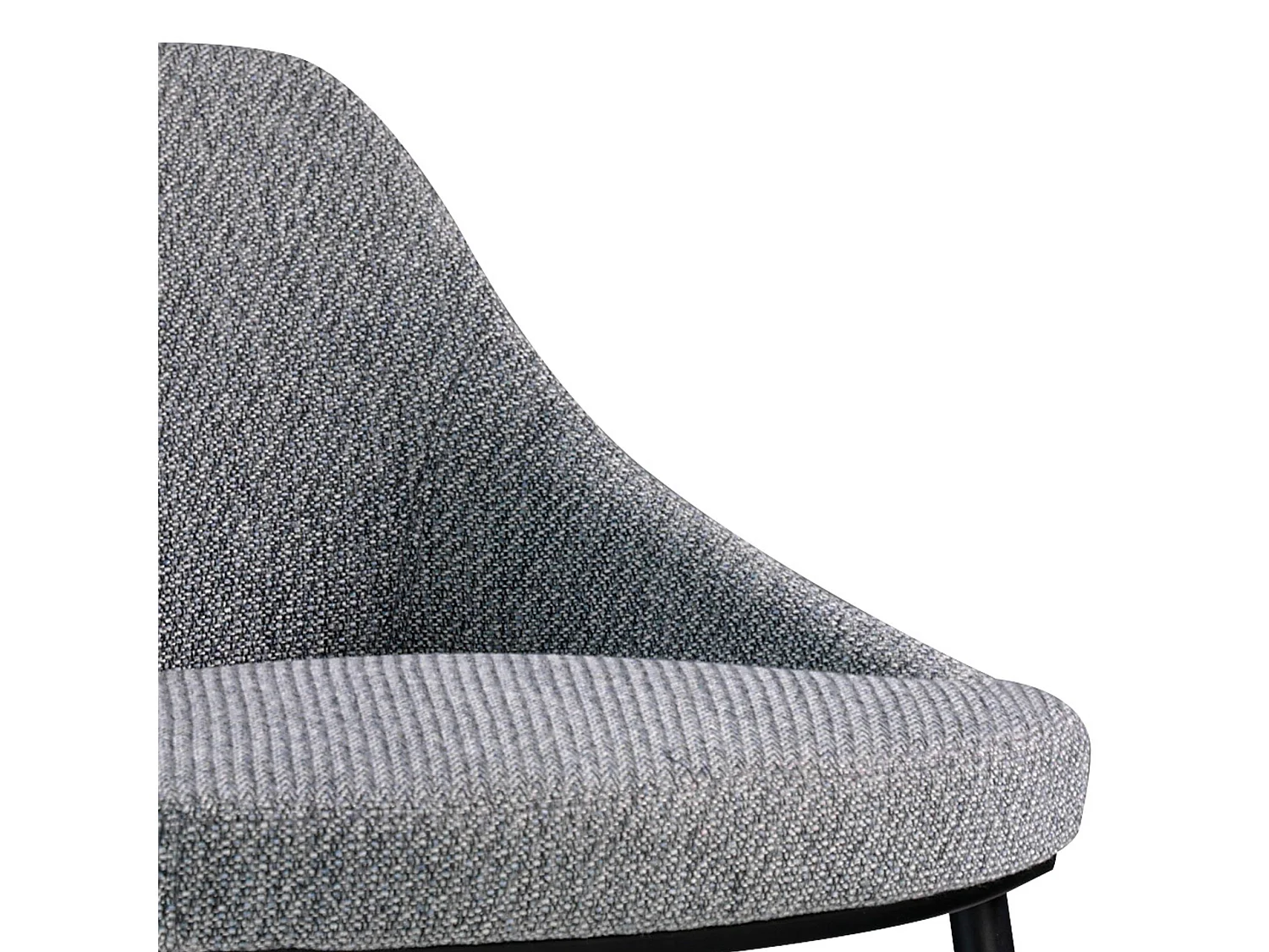 Hocker aus grauem Stoff 4103 ANGEL CERDA