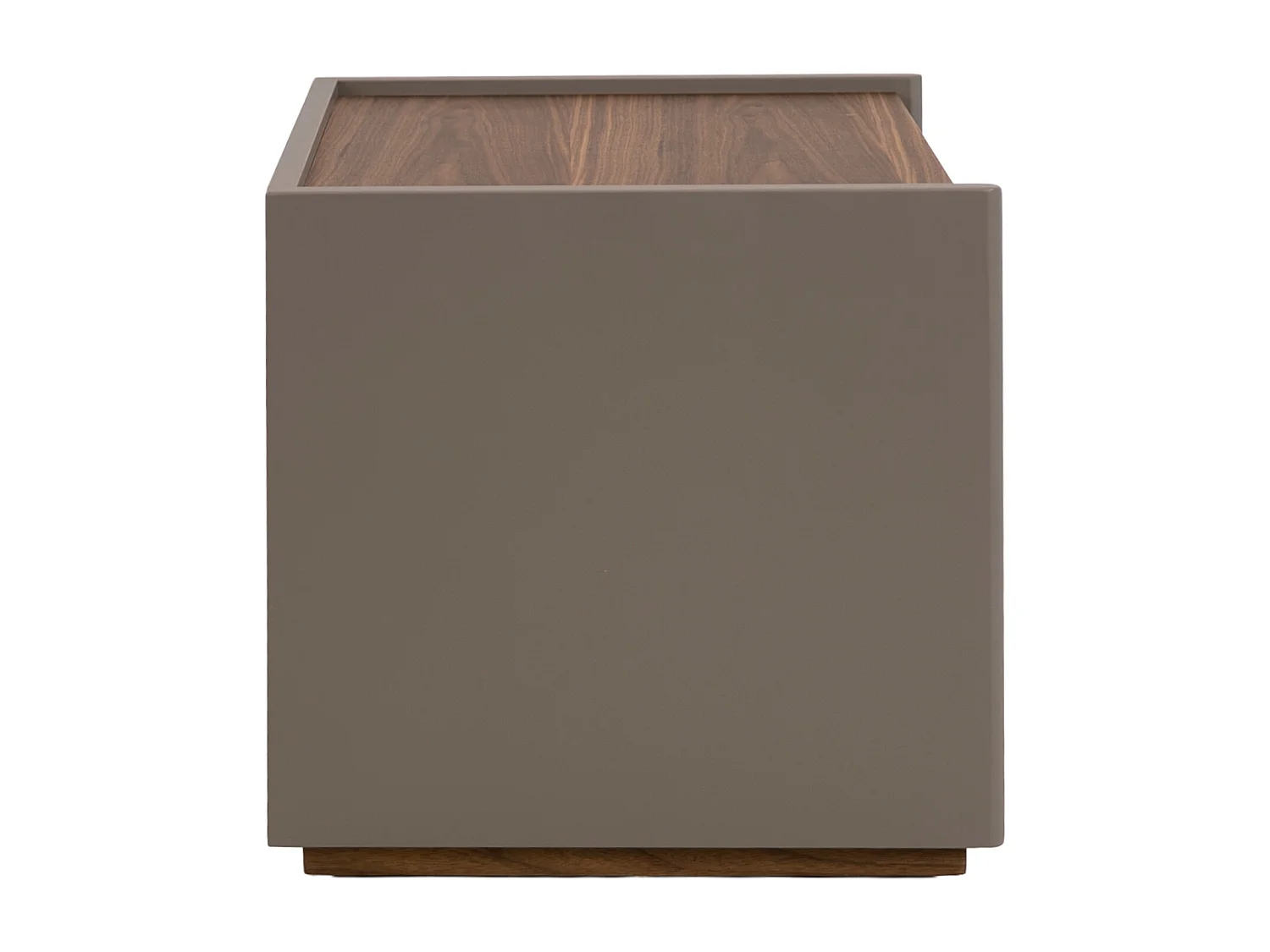 Chevet en bois gris et noyer 7116 ANGEL CERDA