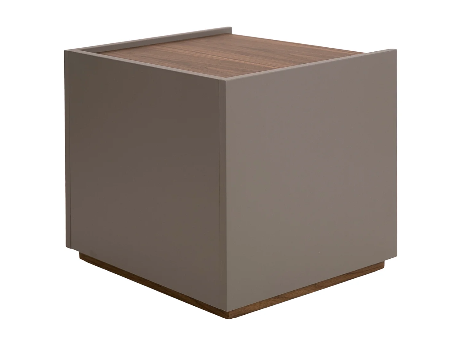 Chevet en bois gris et noyer 7116 ANGEL CERDA