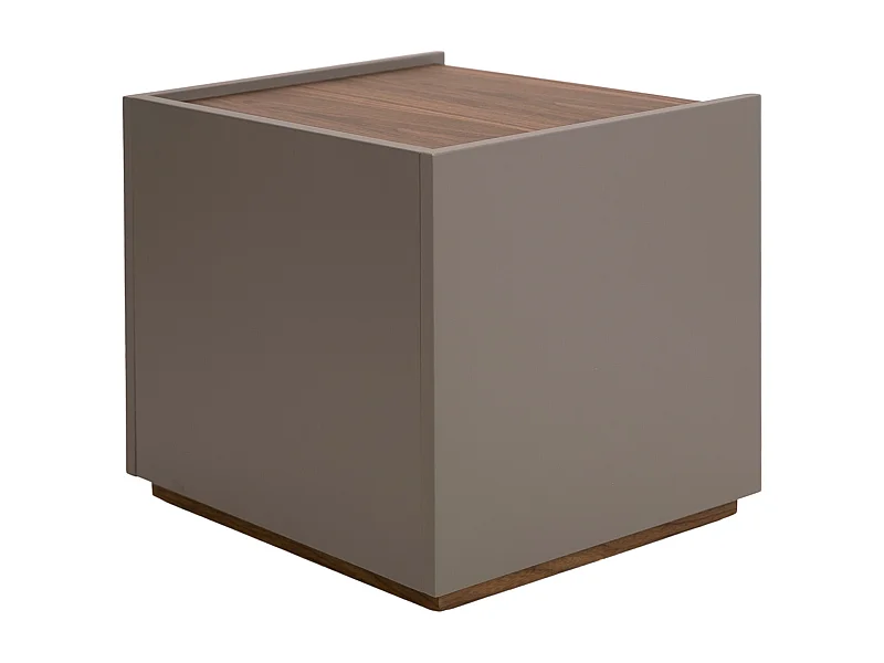 Chevet en bois gris et noyer 7116 ANGEL CERDA