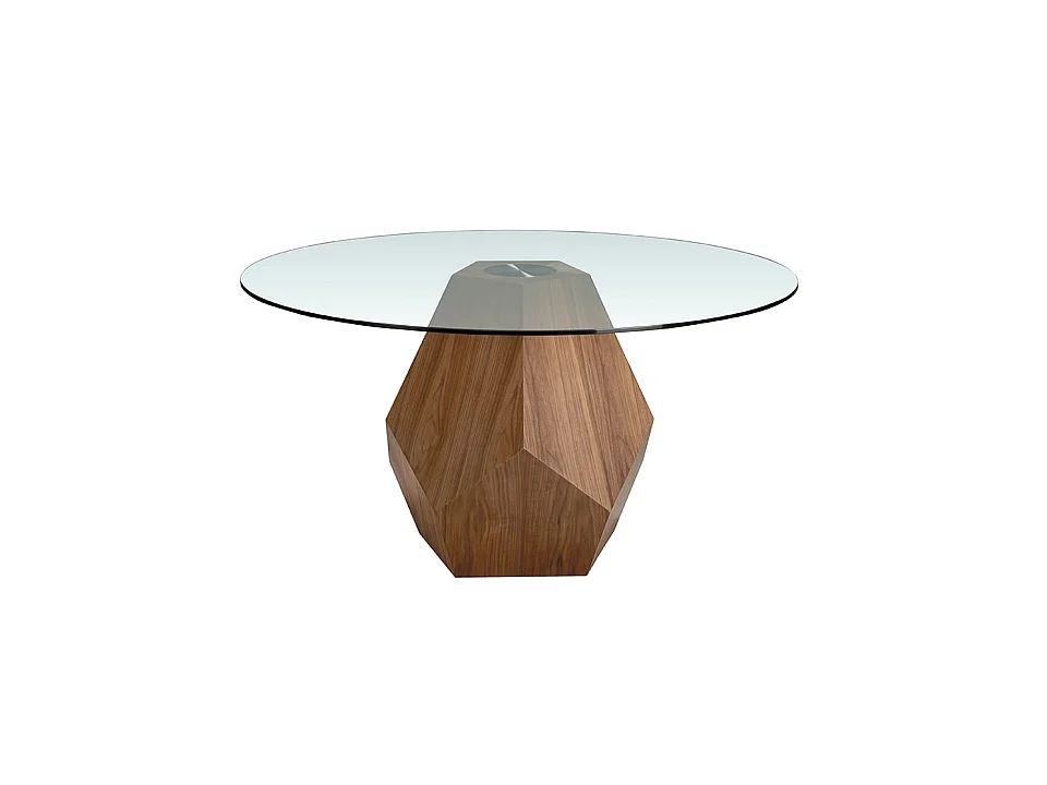 Ronde walnoten eettafel 1093 ANGEL CERDA