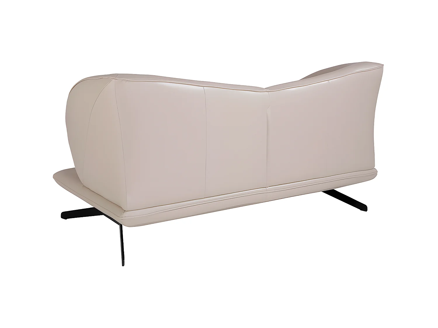 2-zitsbank in grijs taupe rundleder 6145 ANGEL CERDA