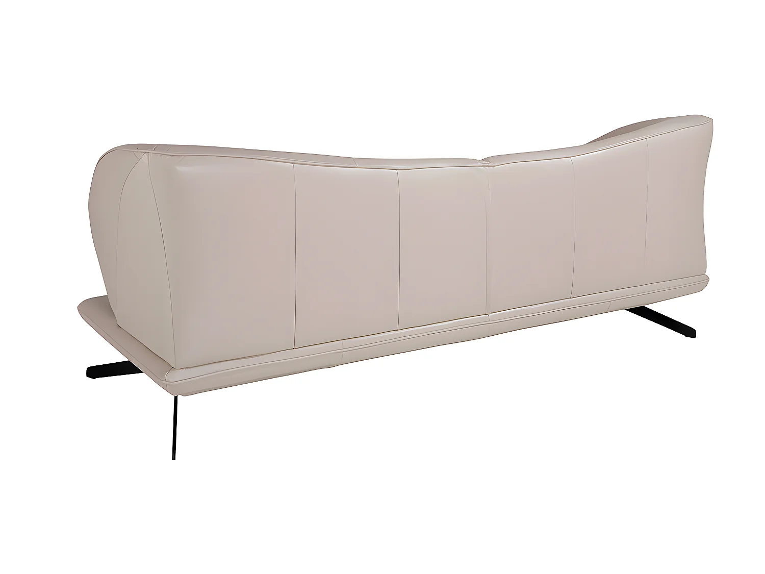 3-zitsbank in taupe grijs rundleder 6146 ANGEL CERDA