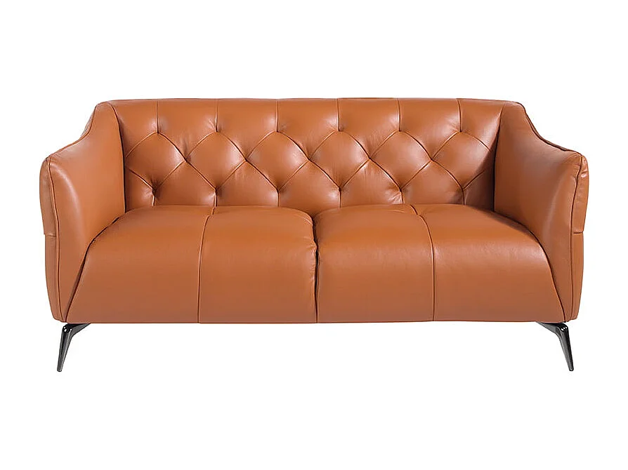 Chester 2-zitsbank in bruin leer 6168 ANGEL CERDA