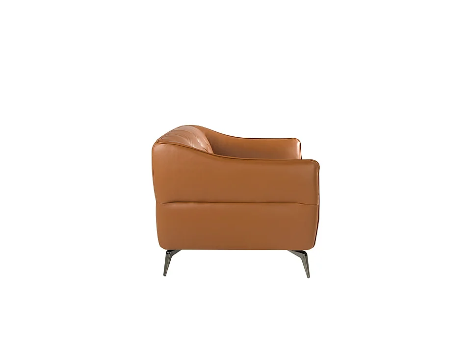 3-zitsbank bekleed in bruin rundleder 6169 ANGEL CERDA