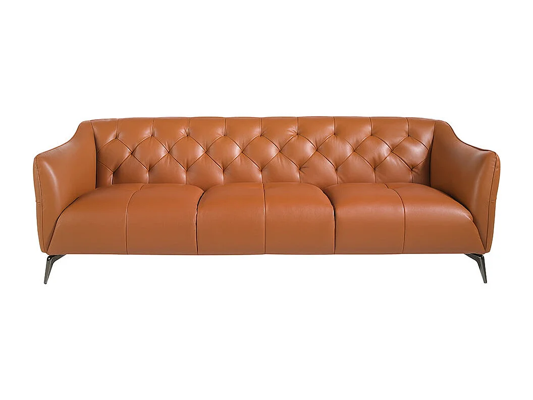 Canapé 3 places Chester en cuir marron 6169 ANGEL CERDA