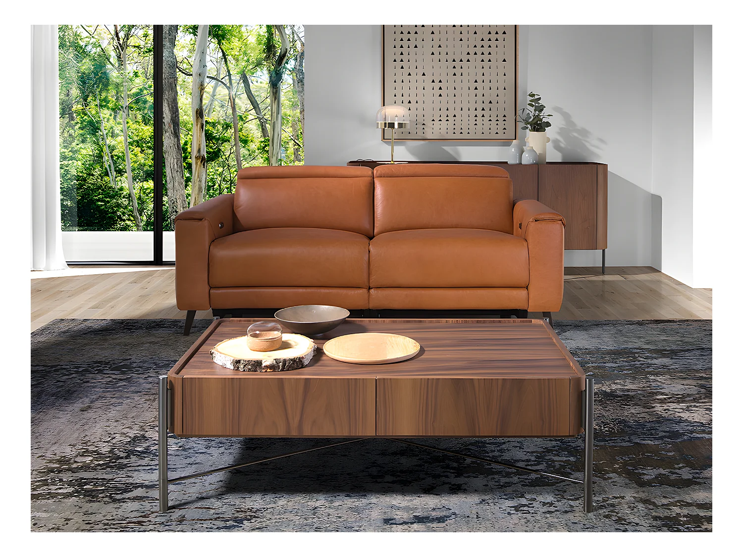 Canapé en cuir 3 places 6148 ANGEL CERDA