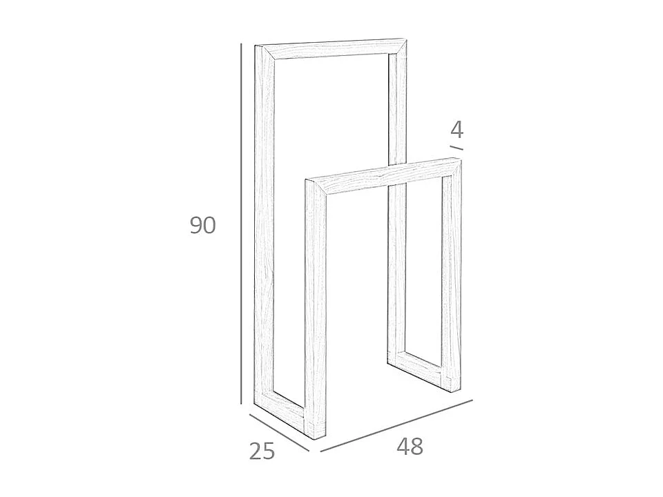 Dennenhouten nachtkastje 7104 ANGEL CERDA