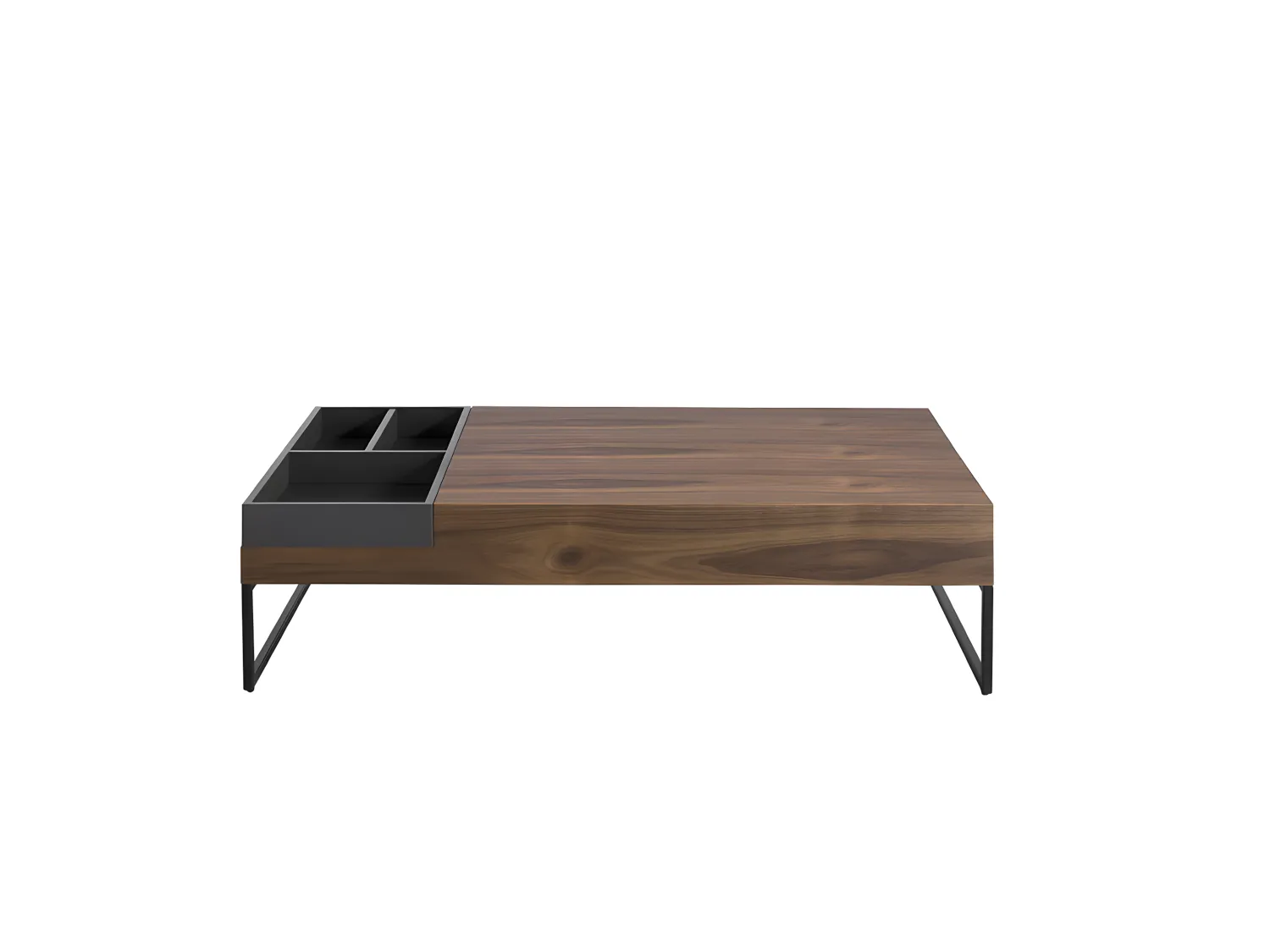 Table basse rectangulaire en noyer 2104 ANGEL CERDA