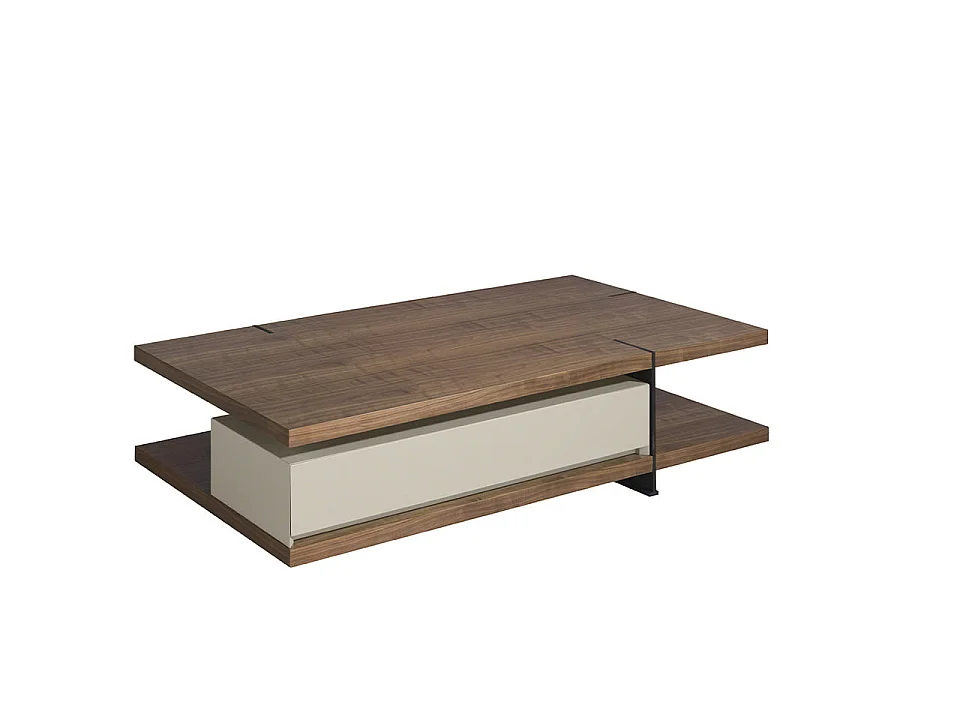 Table basse rectangulaire en noyer 2103 ANGEL CERDA