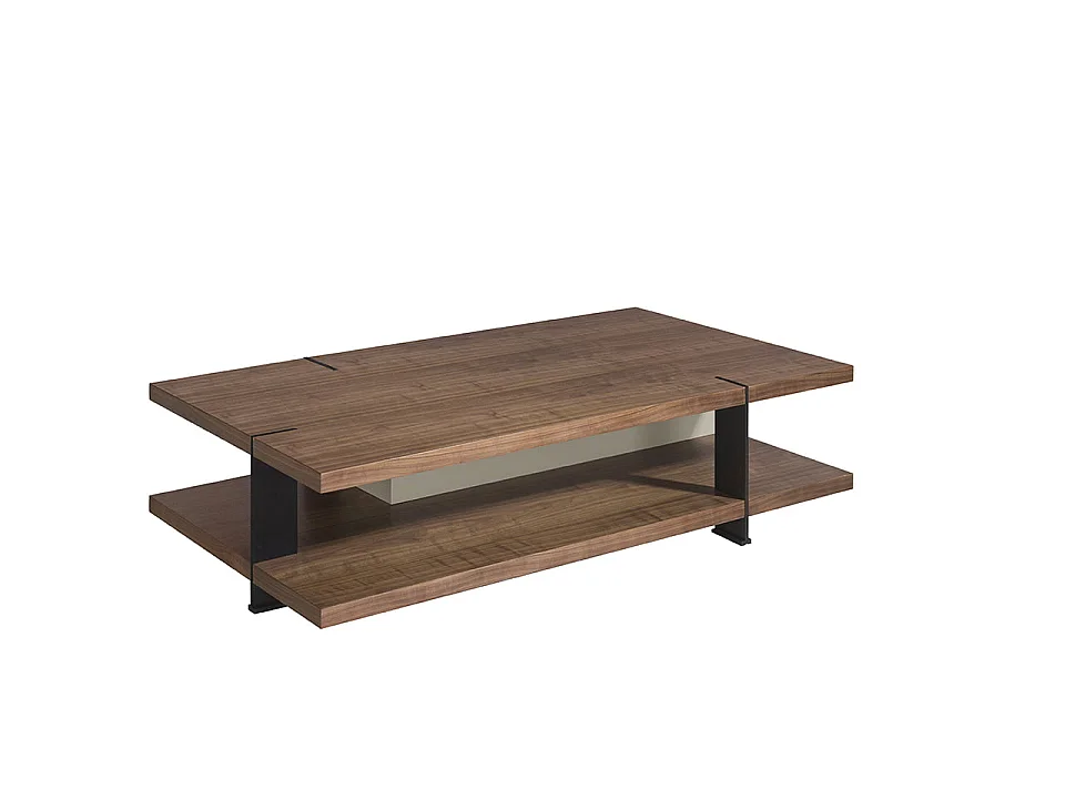 Table basse rectangulaire en noyer 2103 ANGEL CERDA