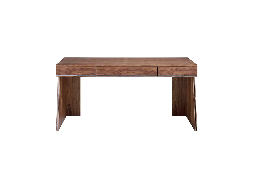 Scrivania in legno di noce e acciaio nero   3217 ANGEL CERDA