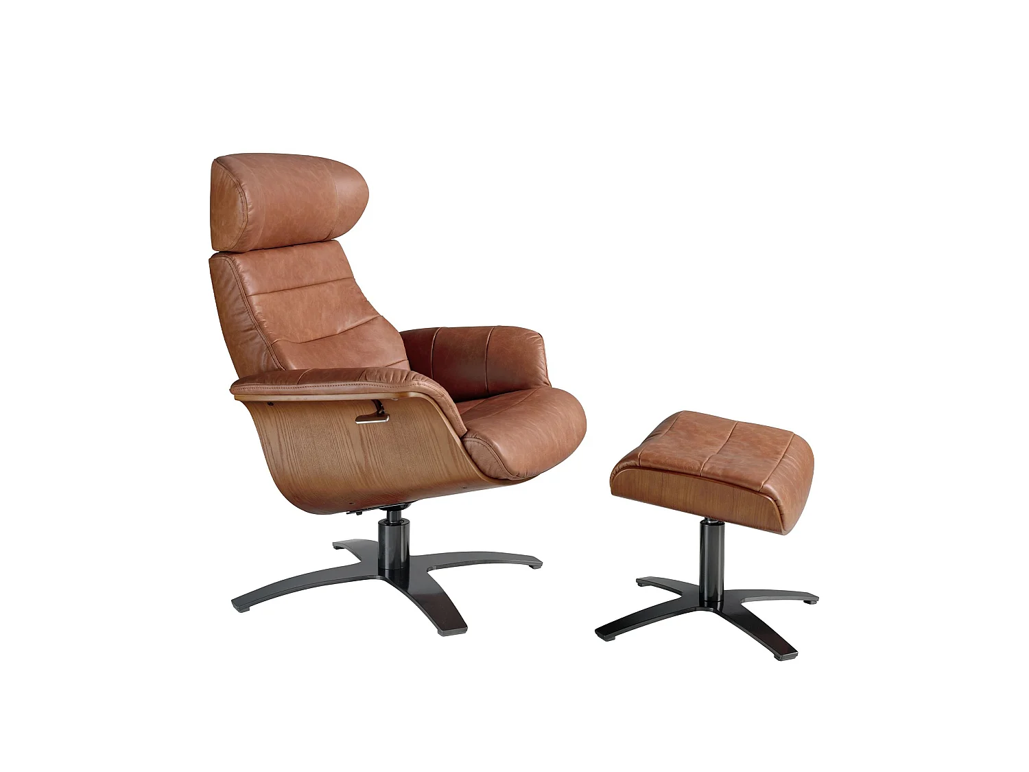 Repose-pieds  en cuir marron 5084 ANGEL CERDA