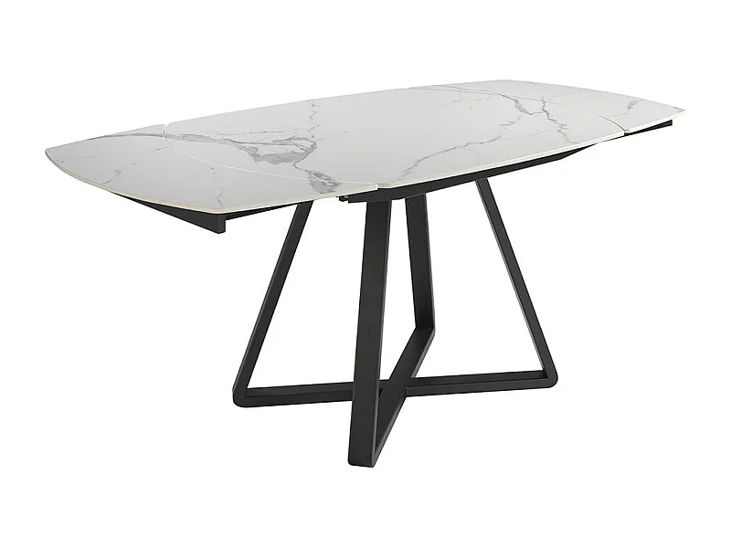 Table à manger en porcelaine et acier 1096 ANGEL CERDA