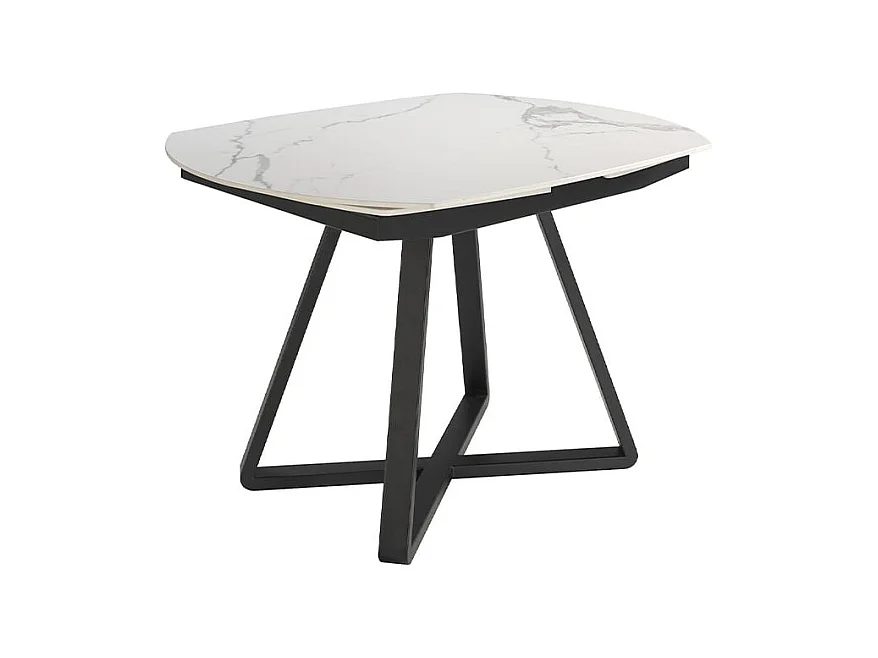 Witte marmeren uitschuifbare eettafel 1096 ANGEL CERDA