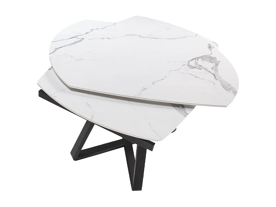 Table à manger en porcelaine et acier 1096 ANGEL CERDA