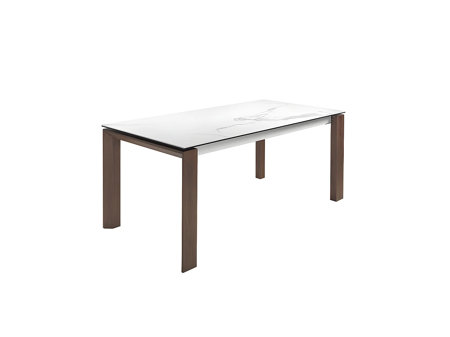 Mesa comedor extensible mármol blanco  1095 ANGEL CERDA