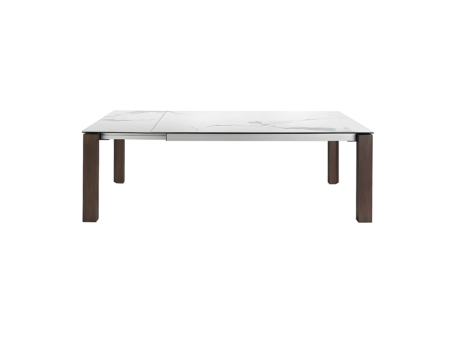 Mesa comedor extensible mármol blanco  1095 ANGEL CERDA