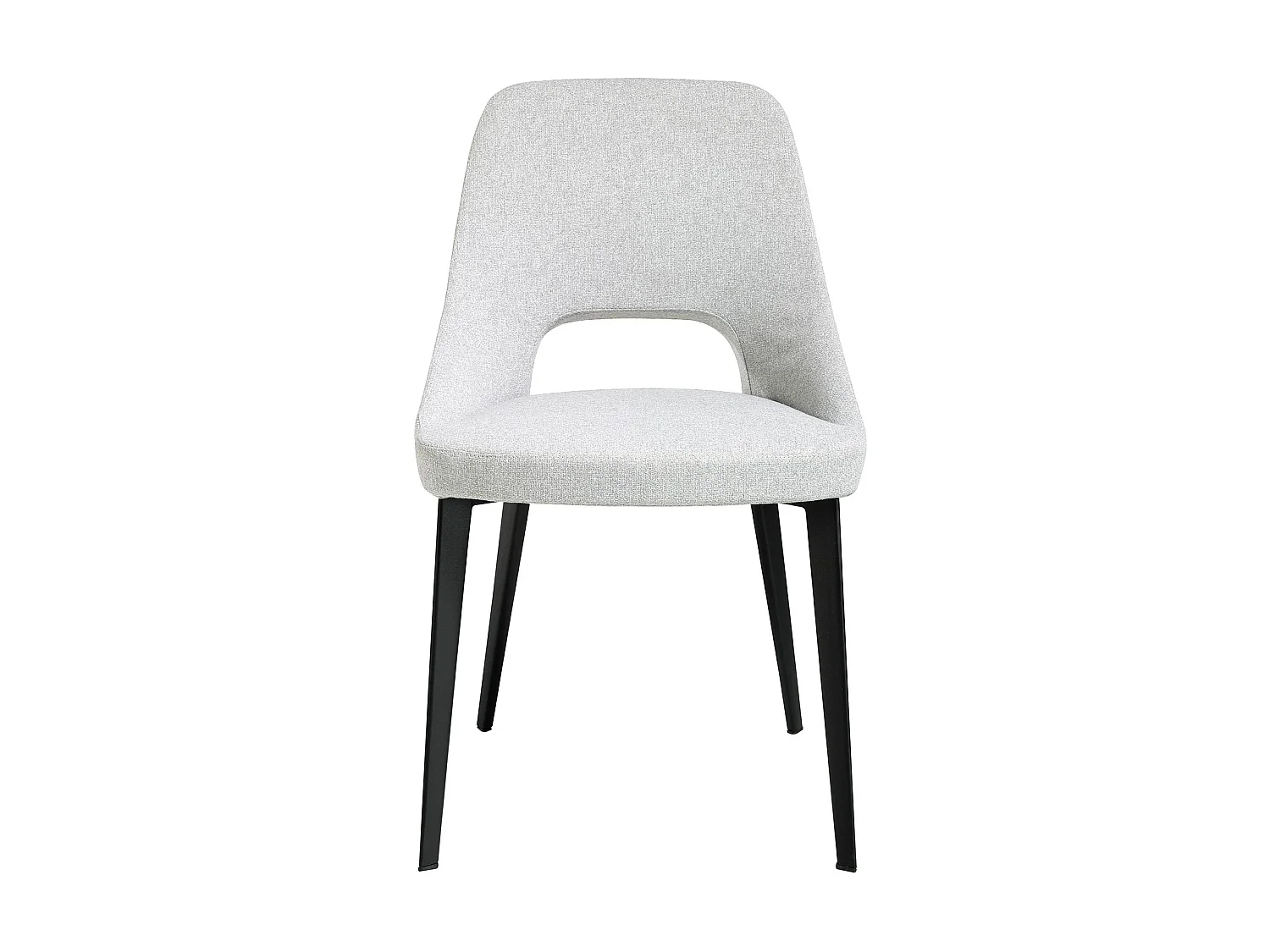 Stuhl aus grauem Stoff 4101 ANGEL CERDA