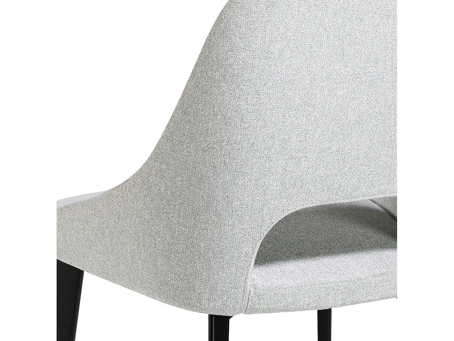 Stuhl aus grauem Stoff 4101 ANGEL CERDA