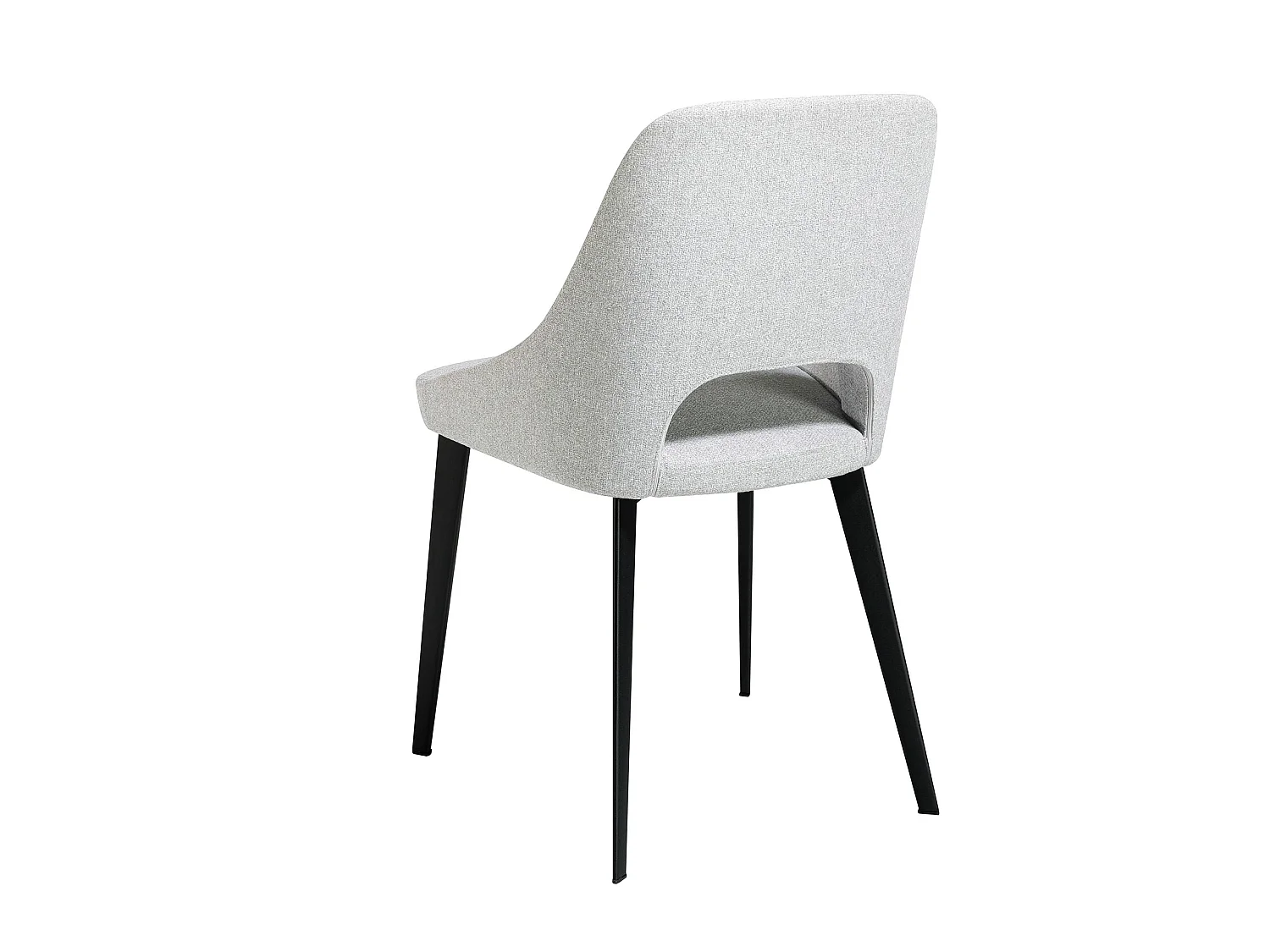 Stuhl aus grauem Stoff 4101 ANGEL CERDA