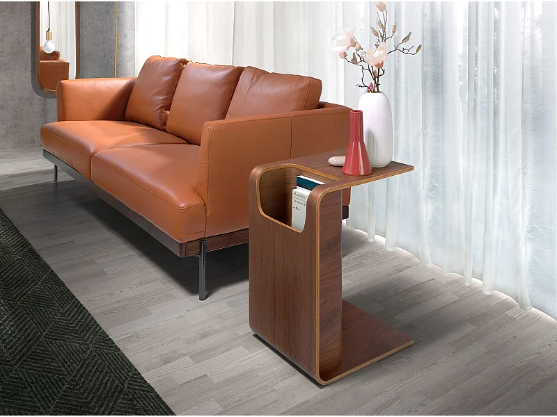 Tavolo angolare rettangolare in noce 2110 ANGEL CERDA