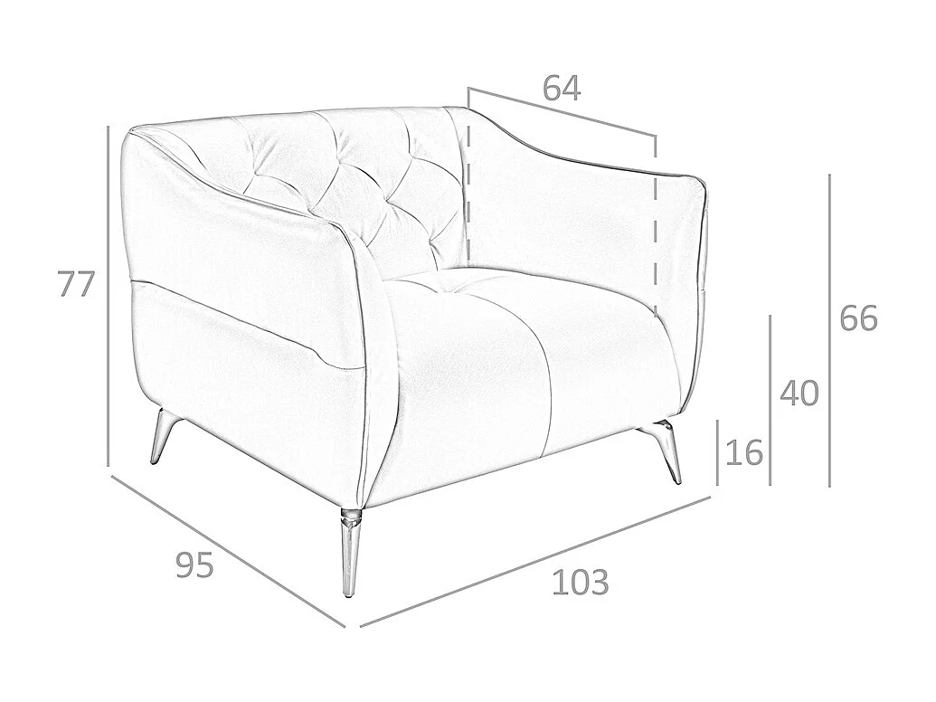 Fauteuil Chester cuir marron earth clay 5098 ANGEL CERDA