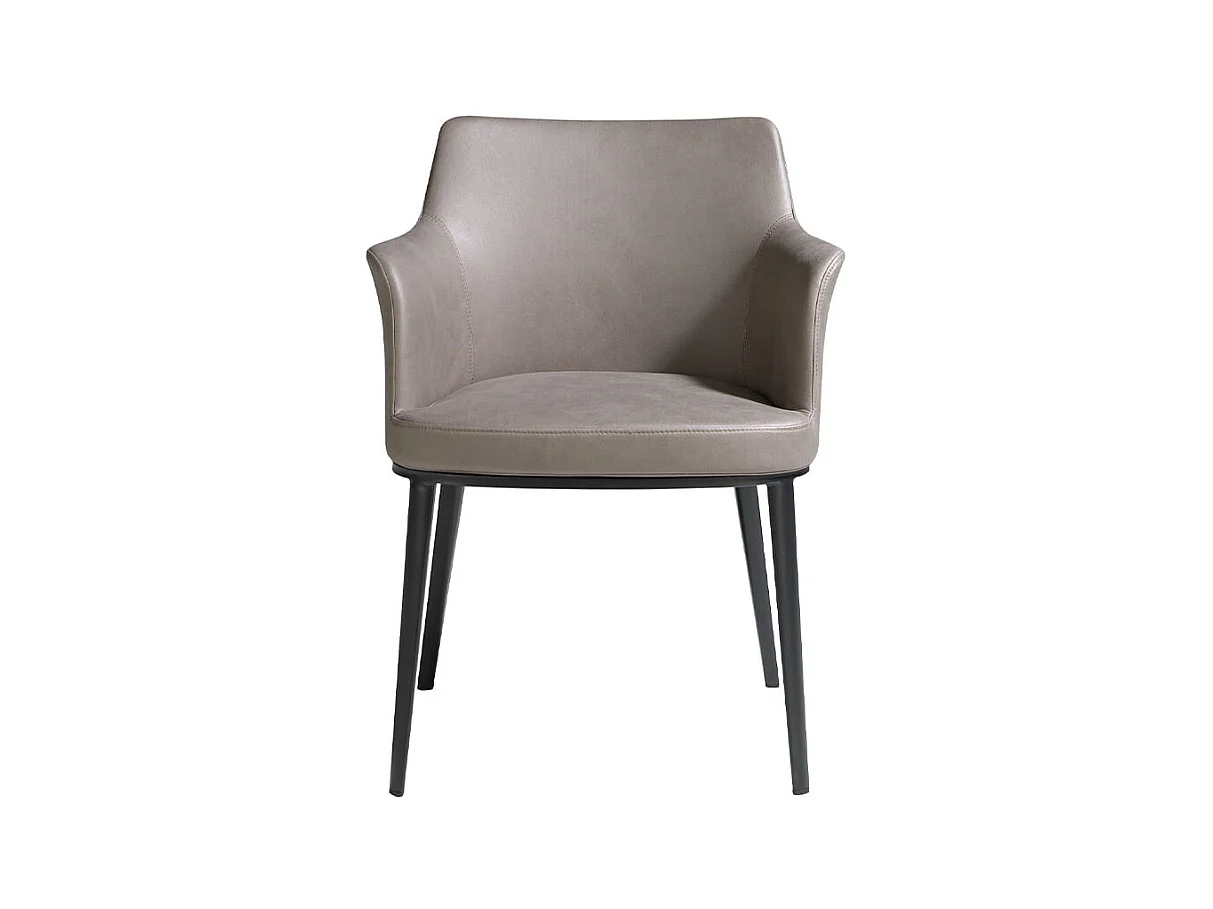 Krzesło z tkaniny norek