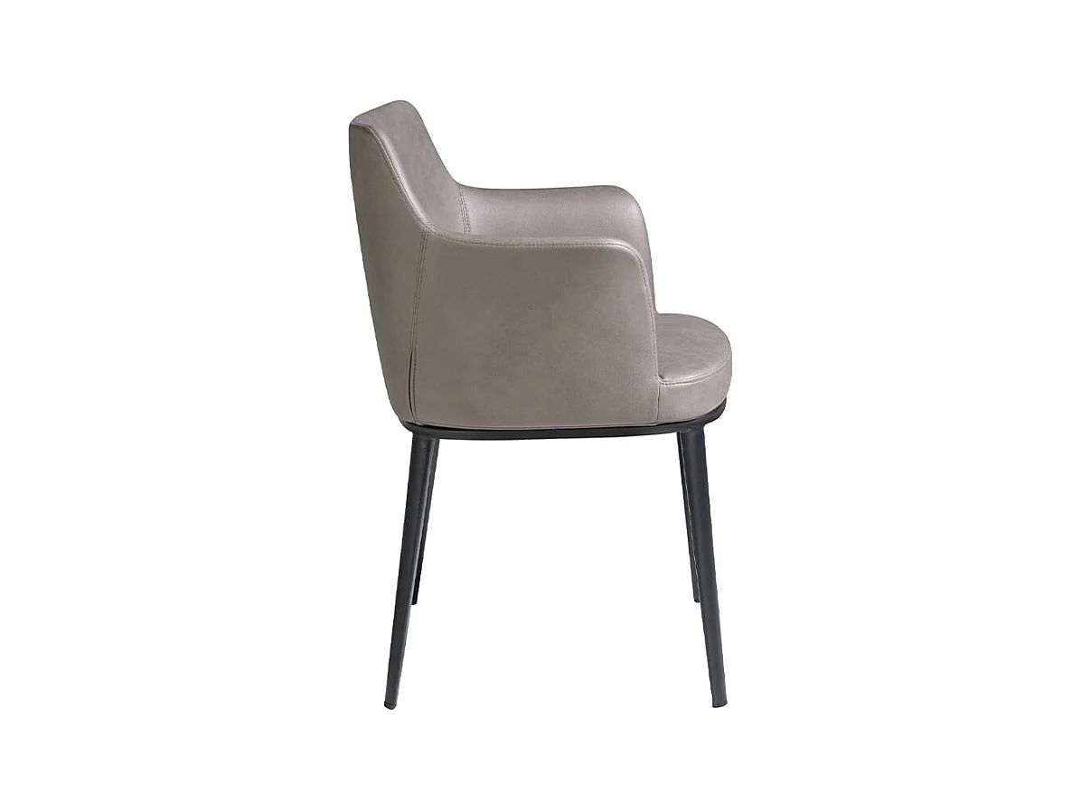 Krzesło z tkaniny norek