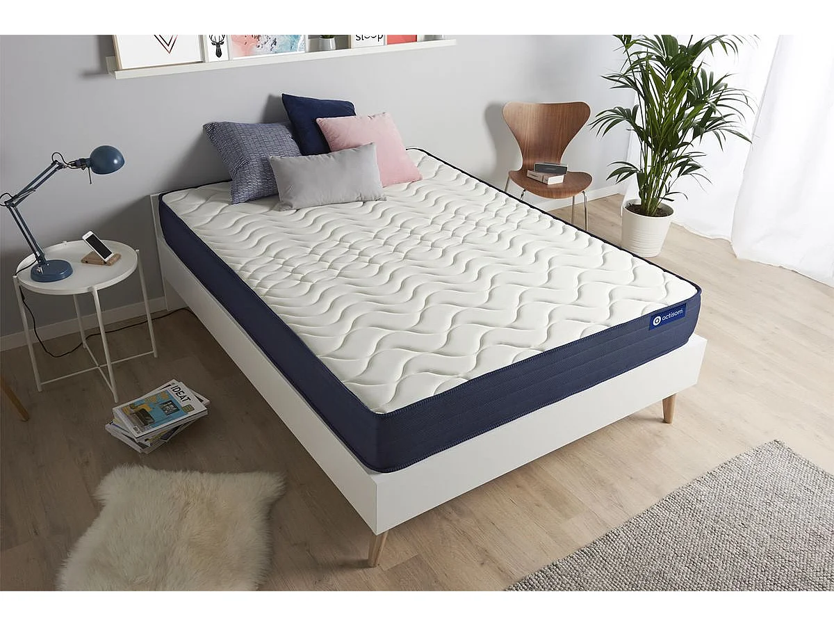 ACTISOM Matelas 80x190 Mémoire de forme 5zones de confort