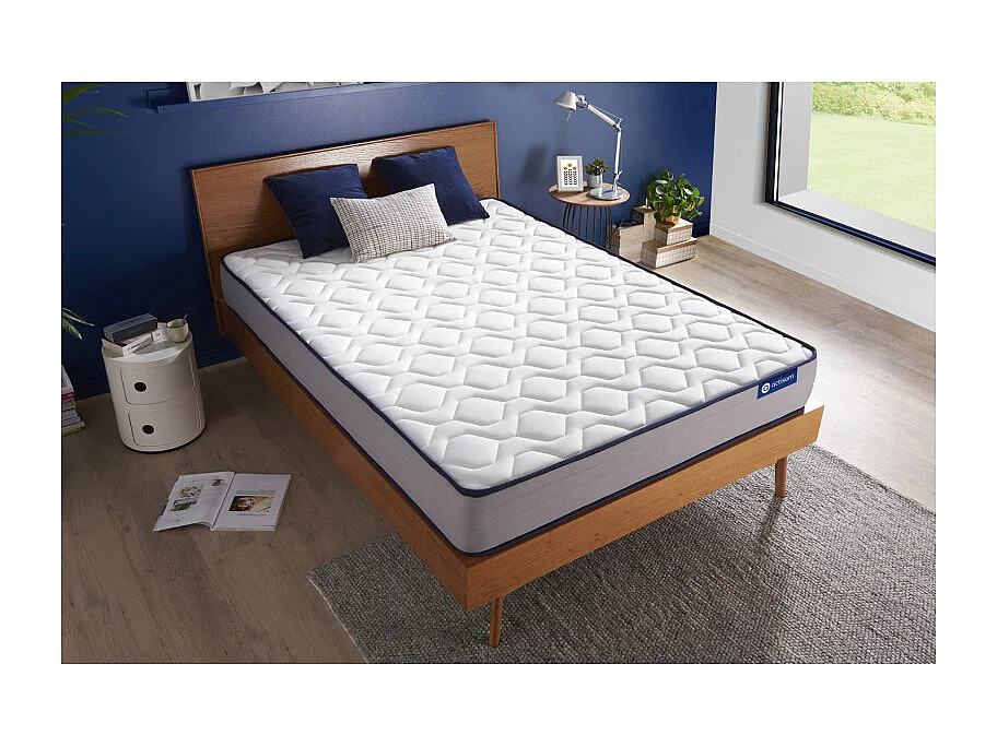 ACTISOM matelas Ressorts ensachés et Mémoire de forme ACTIFLEX FORM 120x200 cm 5zones de confort